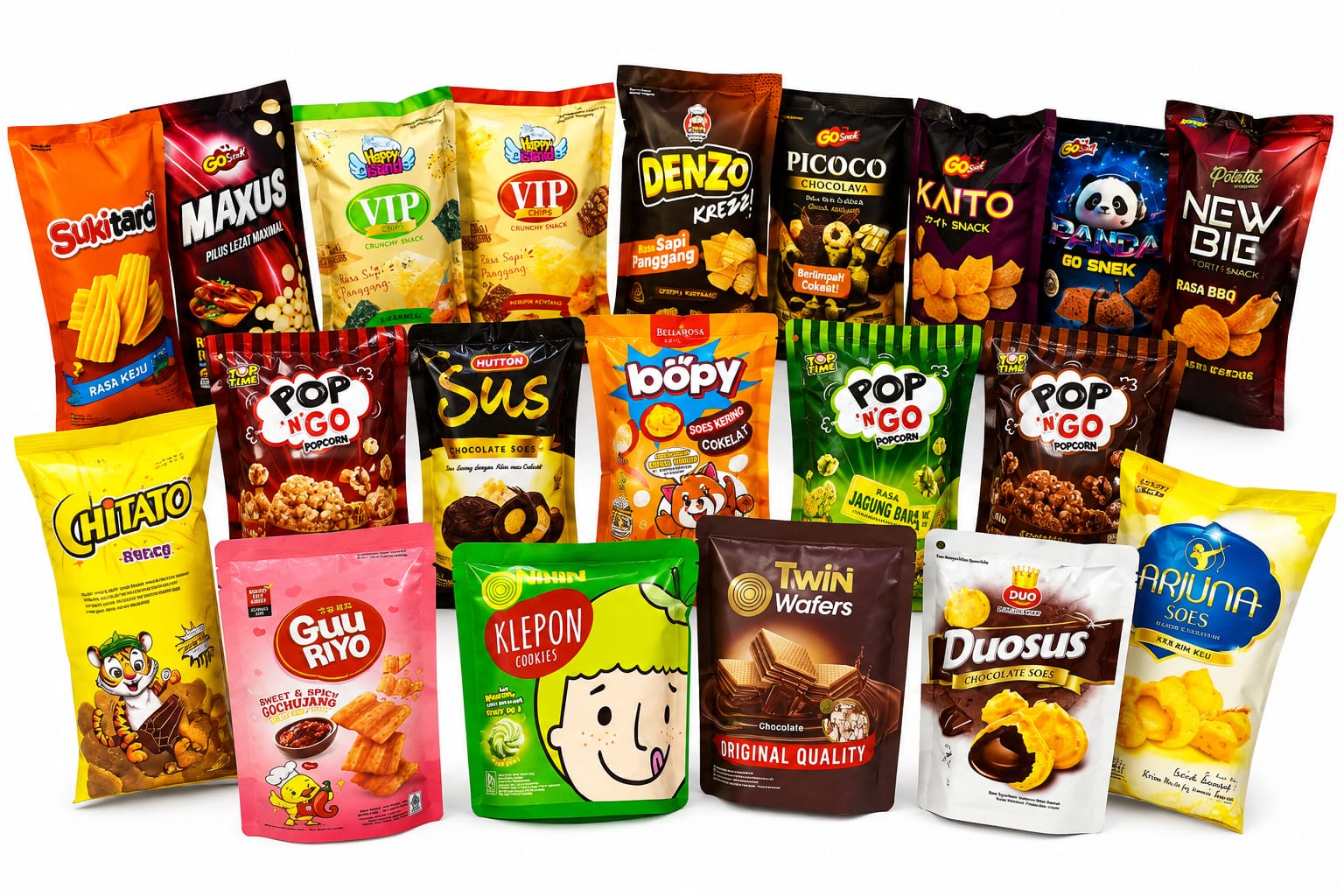 Kemasan makanan berwarna